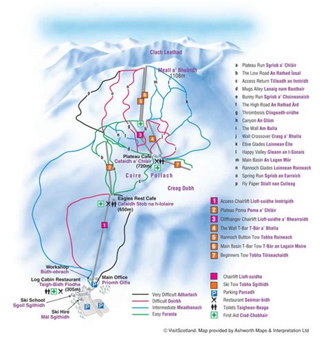 Glencoe Scotland Piste Map Free downloadable piste maps.