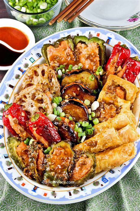 Yong Tau Foo (Stuffed Tofu and Vegetables) - Roti n Rice