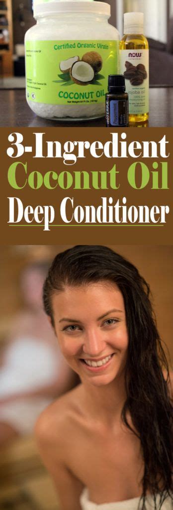 DIY Coconut Oil Deep Conditioner | homemadeforelle.com Coconut Oil Deep Conditioner, Coconut Oil ...