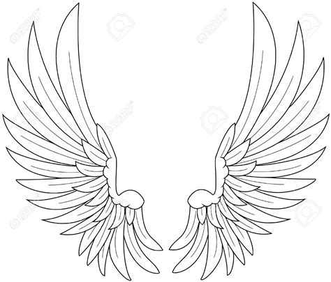 Eagle Wing Drawing at GetDrawings | Free download