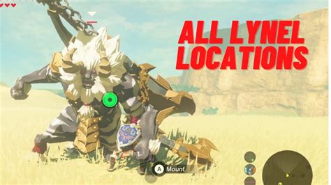 Lynel Botw Map All Locations