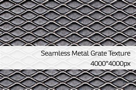 Seamless Metal Grate Panel Texture ~ Textures ~ Creative Market