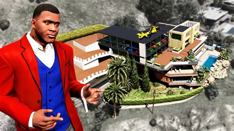 FRANKLIN UPGRADES his MANSION in GTA 5! - YouTube