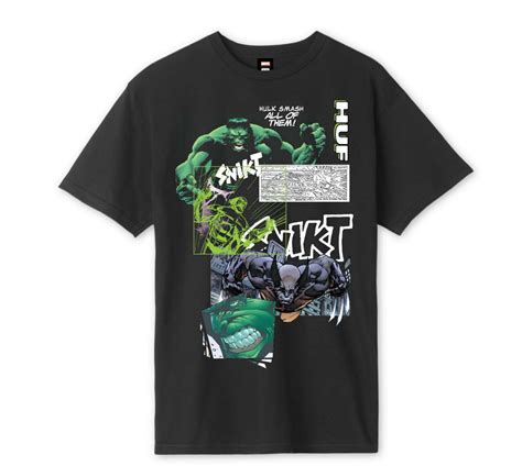 HUF x Marvel Hulk Smash T Shirt – Plus Skateboarding