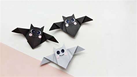 How to Make Origami Bat (Easy Folding Instruction + Video)