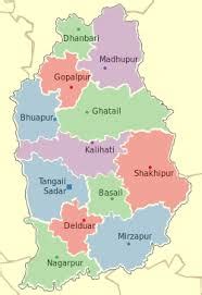 Gazipur District: Map Gazipur District