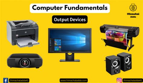 Output Devices with Examples | Himachal Adda