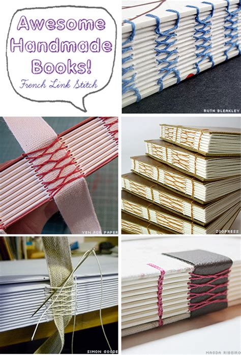 Awesome Handmade Books: French Link Stitch Bookbinding – Ruth Bleakley ...