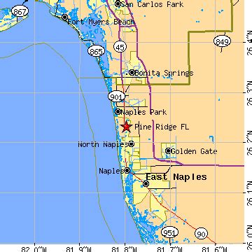 Pine Ridge, Florida (FL) ~ population data, races, housing & economy