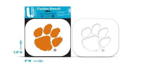 Clemson Tiger Paw Stencil - The Curbee CLOOS-601 | U-Stencil - A ...