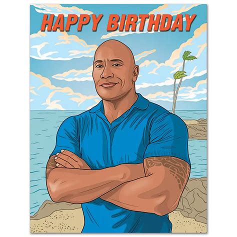 The Rock Birthday Card – www.shoptherocket.com