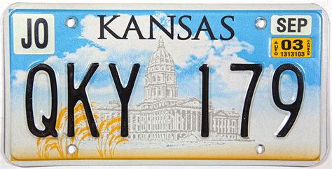 2003 Kansas License Plate | Brandywine General Store