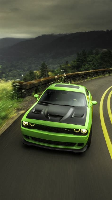 Dodge-Challenger-SRT-Green-iPhone-Wallpaper | Christmas wallpaper backgrounds, Wallpaper iphone ...