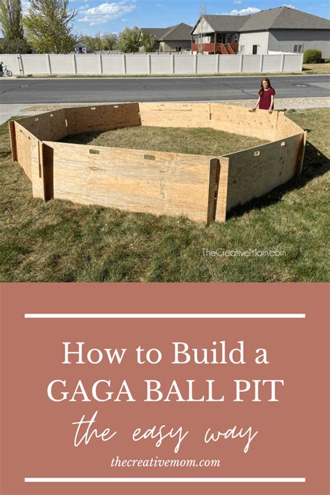 How to Build a Gaga Ball Pit (the easy way) - The Creative Mom