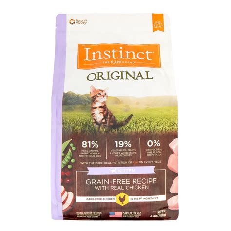 Instinct Original Kitten Grain Free Recipe with Real Chicken Natural ...