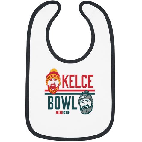 Jason Kelce | Travis Kelce| S.uper Bowl 2023 Bibs