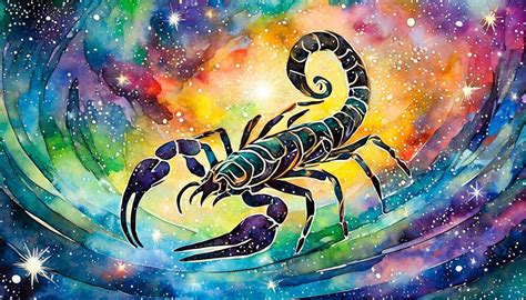 Premium Photo | Abstract background scorpio zodiac scorpion colorful ...