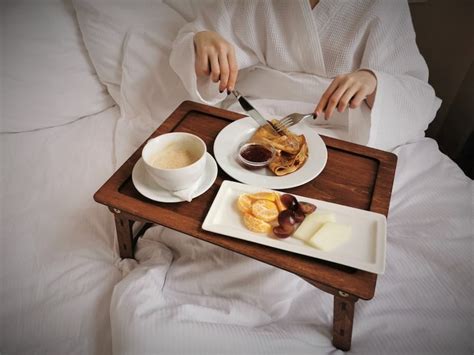 Bed Breakfast Table,serving Tray,folding Serving Tray,kids Tray,snack Tray,study in Bed,wood ...