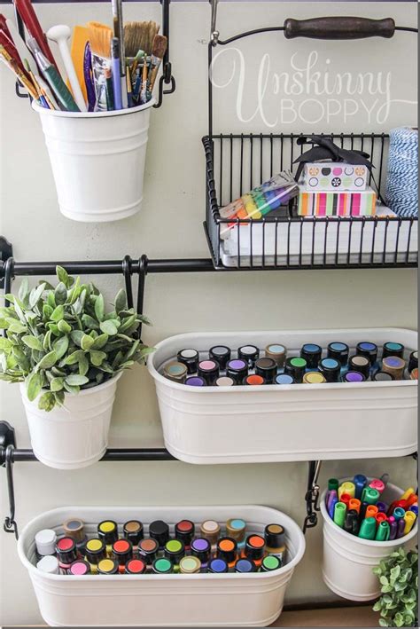 Craft Paint Storage Ideas