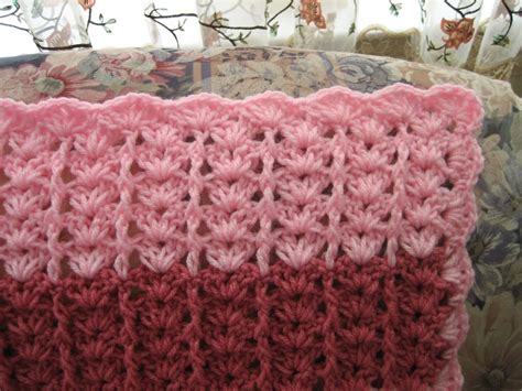 Lacy Shades of Pink Shells Afghan | AllFreeCrochetAfghanPatterns.com