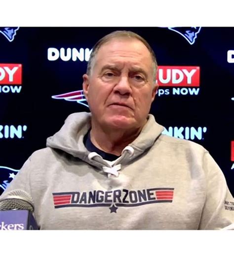 Pullover Bill Belichick Danger Zone Hoodie - Jackets Masters