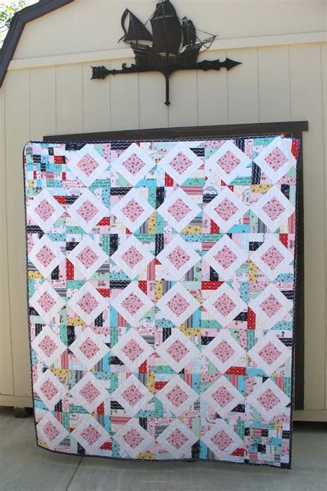 Ye Olde Sweatshop: Jelly Roll Triangle Quilt (#82)