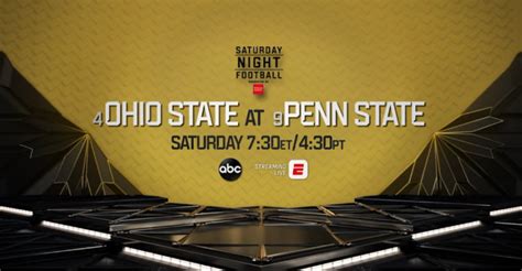 ABC’s Saturday Night Football Features Season’s First Top 10 Conference ...