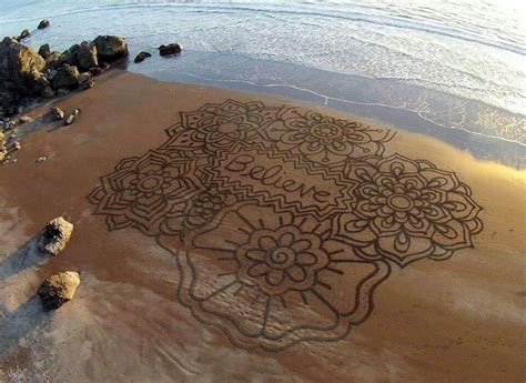 Love this! I miss the ocean ♡ | Beach sand art, Sand art, Beach art