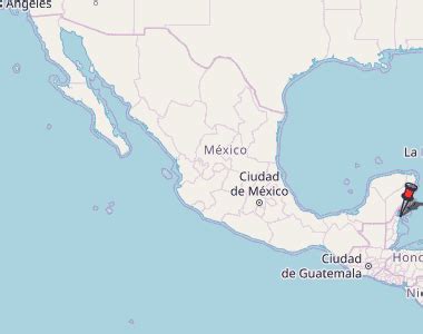 Chetumal Map Mexico Latitude & Longitude: Free Maps