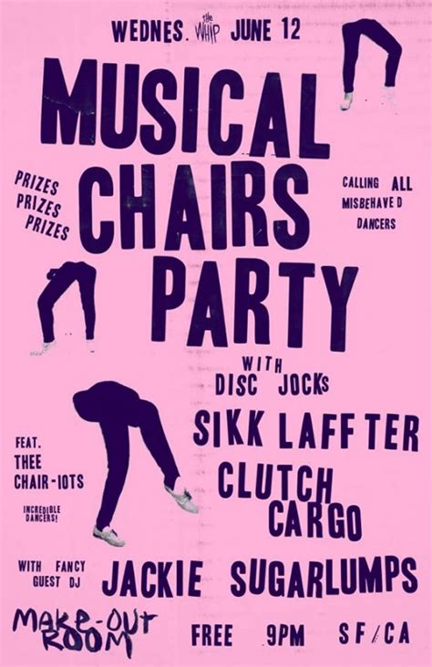 Musical Chairs Party tonight at the Make-Out Room! « Mission Mission