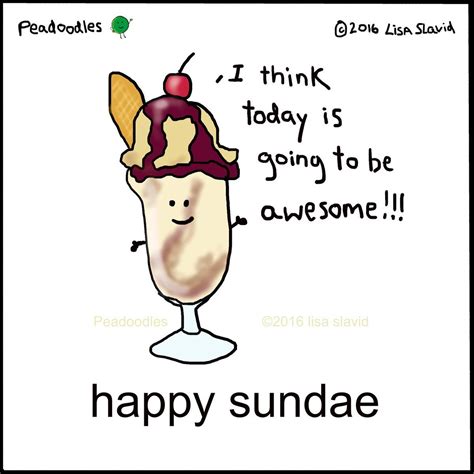 Funny Pun: Happy Sundae | Funny puns, Birthday puns, Ice cream puns