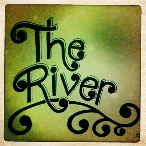 The River | Sketch book, Lettering, Calligraphy