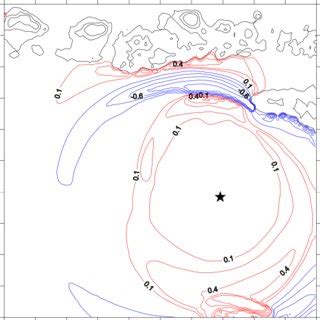 The simulation of tsunami wave propagation after 18 minutes | Download ...