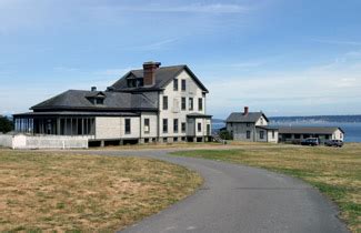 Marrowstone Point Lighthouse, Washington at Lighthousefriends.com