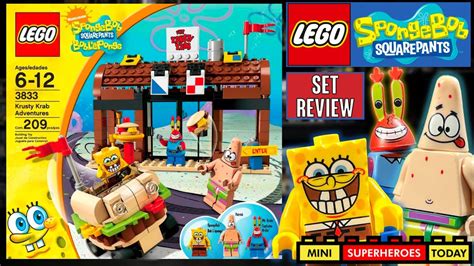 REVIEW: LEGO Spongebob KRUSTY KRAB ADVENTURES Set 3833 - YouTube