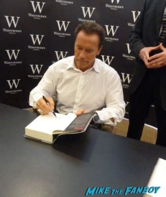 Arnold Schwarzenegger book signing at waterstone's united kingdom uk ...