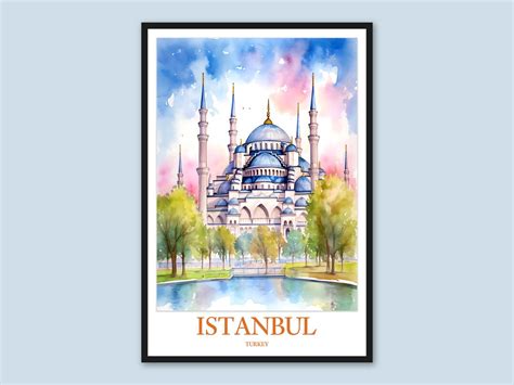 Istanbul Print Art Istanbul Wall Art Istanbul Poster Istanbul Decor Istanbul Muslim Mosque ...