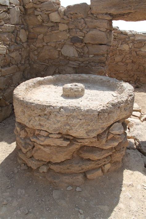 Moa Nabataeans Fortress Ancient Ruins in the Arava, South of Israel Stock Image - Image of ...