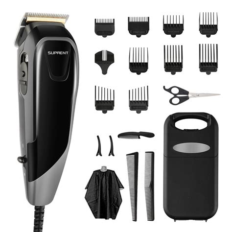 SUPRENT Hair Clippers for Men, Hair Cutting Kit with Stainless Steels ...