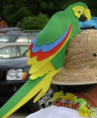 Jimmy Buffett Straw Hat Parrot Head Mardi Gras Beads | #40057462