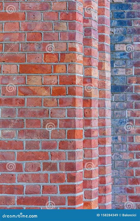 Brick Wall Corner stock image. Image of architecture - 158284349