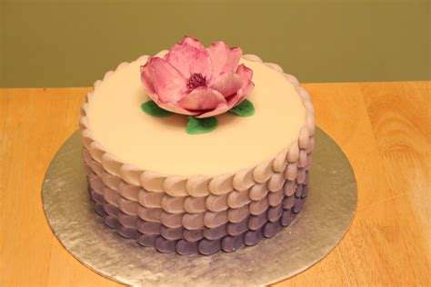 Shades of Violet Cake - Serves 25 | Petal cake, Cake servings, Violet cakes