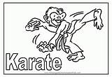 Karate Coloring Pages  Home sketch template