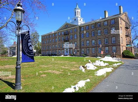 View of the campus of the Princeton Theological Seminary (PTS), a ...