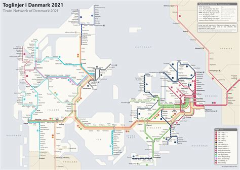 Trains in Denmark 2021 – lars' transport maps