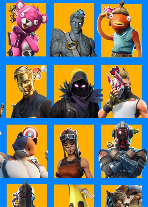 Fortnite Legends Rarity, the skins who are successfull in the fortnite ...