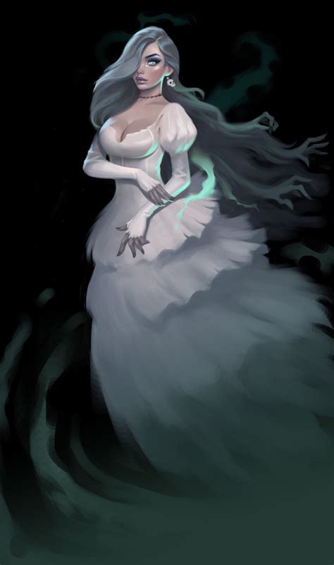 ArtStation - Just a Ghost Girl ), Jan Unolart | Anime ghost, Ghost ...