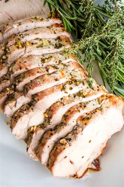 How to Cook a Pork Loin (Garlic & Herb) - Kylee Cooks