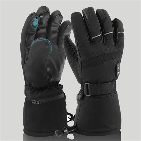 Heated Ski Gloves with 2500mAh Battery - Long-lasting Warmth | Gokozy