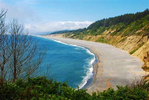 Agate Beach is the large main beach at the north end of Patrick's Point State Park near Trinidad ...